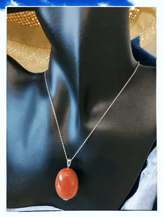 Goldstone Pendant Necklace - Whitestone Jewellery