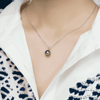 10-11mm Tahitian Pendant Pearl Necklace - Whitestone Jewellery