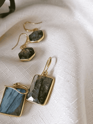 Aurora Gemstone Earrings - Whitestone Jewellery