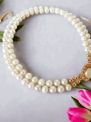 Double Stranded Freshwater Necklace - Whitestone Jewellery