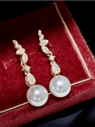 Drop Akoya Pearl Earrings - Whitestone Jewellery