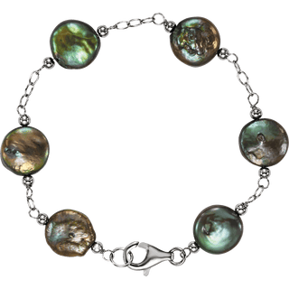 Floating Black Pearl Bracelet