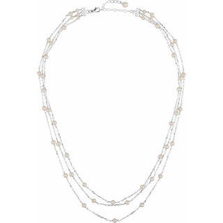 Floating Sterling Silver Necklace | Whitestone Jewellery