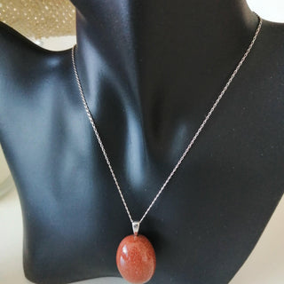 Goldstone Pendant Necklace - Whitestone Jewellery