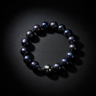 10-12mm Blue Pearl Bracelet