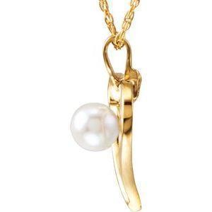 Heart Pearl Necklace - Whitestone Jewellery