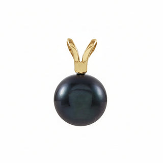 7mm Black Akoya Pendant 