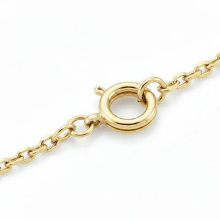 Gold chain necklace with toggle clasp, elegant and secure design for everyday wear