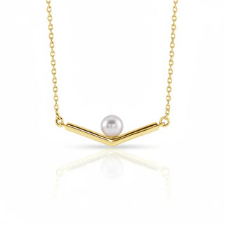 White Akoya Balance Pearl 18" Necklace