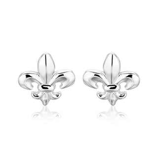 Sterling Silver Fluer De Lis Earrings - Whitestone Jewellery