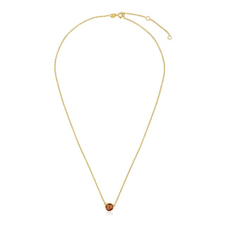 Round Cirine Pendant Necklace- Whitestone Jewellery 