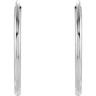 14K Yellow 15mm Endless Hoop Earrings