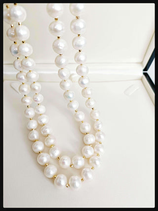 Classic double-strand Necklace - Whitestone Jewellery