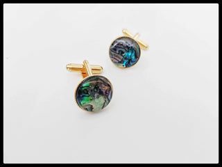 Men's Abalone Cufflinks - Whitestone Jewellery