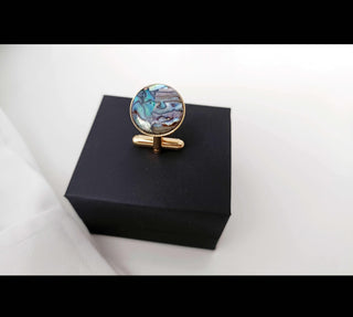 Men's Abalone Cufflinks - Whitestone Jewellery