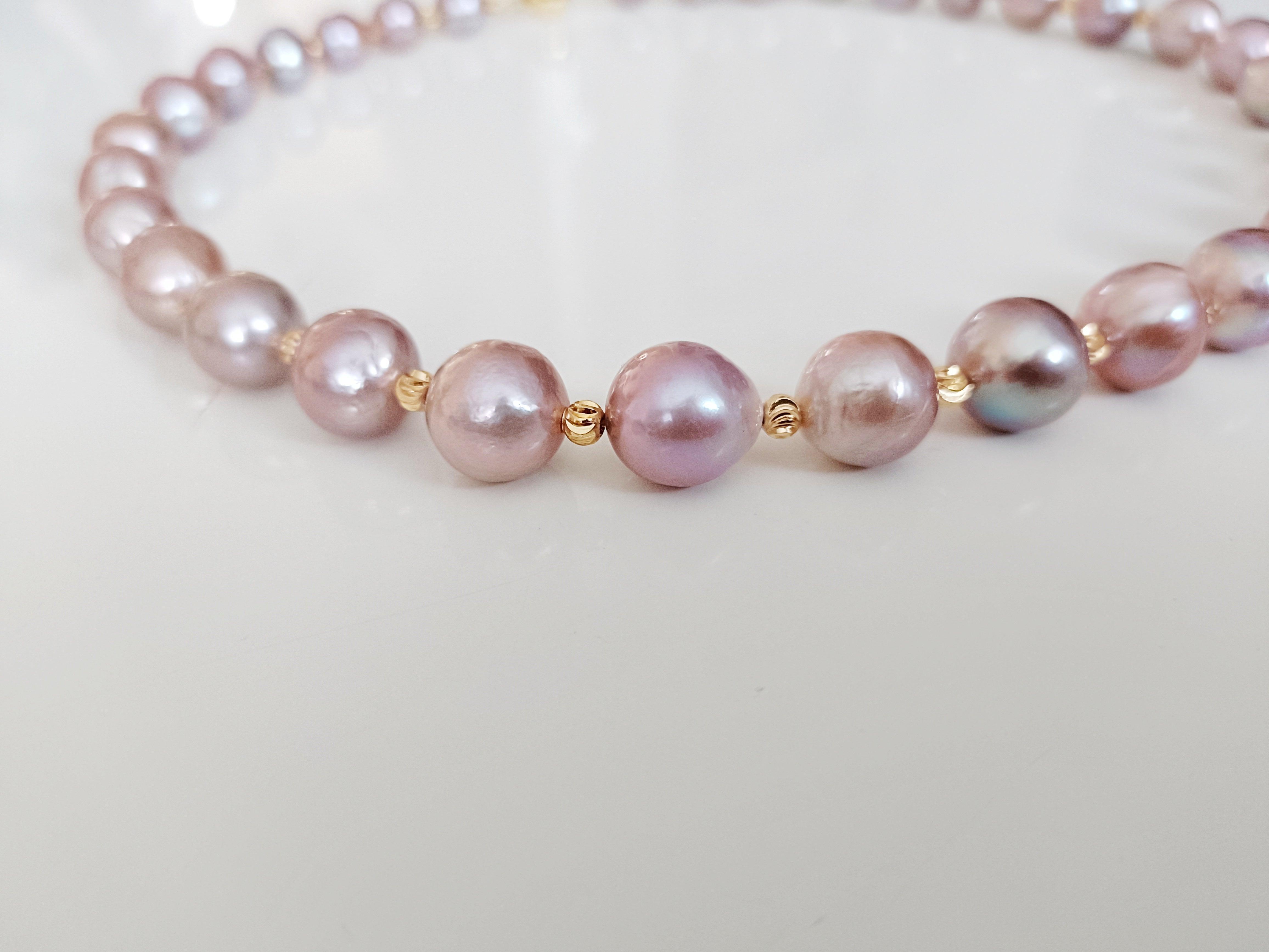 11-13mm Pink Edison Pearl Necklace – Whitestone Jewellery