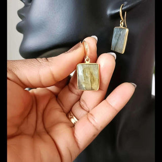 Aurora Gemstone Earrings - Whitestone Jewellery