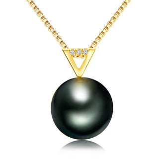 Vivian-Mae Gold Tahitian Pearl Necklace - Whitestone Jewellery