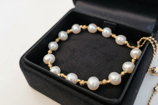 4.5mm Pearl Slider Bracelet