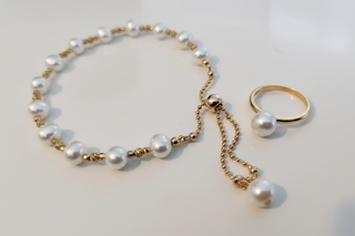 4.5mm Pearl Slider Bracelet
