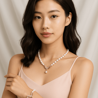 Seraph Pearl Necklace set