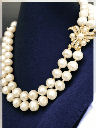 Classic double-strand Necklace - Whitestone Jewellery