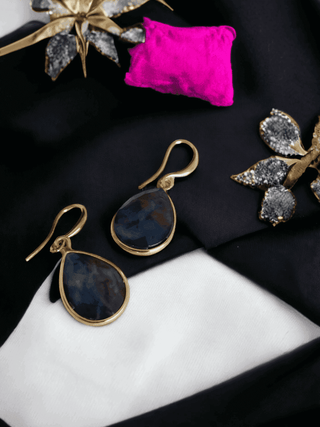Abalone Pear-Shaped Earrings - Whitestone Jewellery