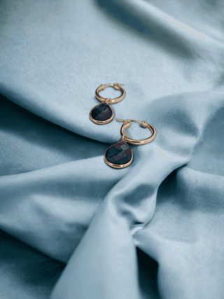 Abalone Pear-Shaped Earrings - Whitestone Jewellery