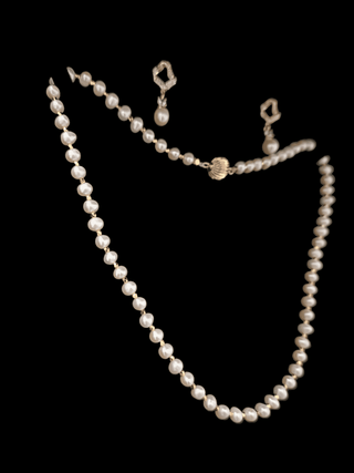 Louisa Pearl Necklace Set - Whitestone Jewellery