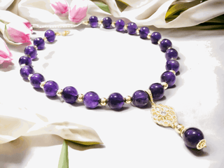 Amethyst Pendant Necklace - Whitestone Jewellery
