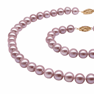 7-8mm Lavender Freshwater Pearl Set - Whitestone Jewellery