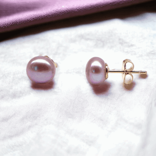 7-8mm Lavender Freshwater Pearl Set - Whitestone Jewellery
