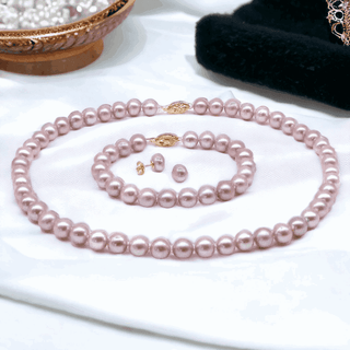 7-8mm Lavender Freshwater Pearl Set - Whitestone Jewellery