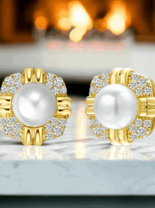 Ava- Grace Stud Earrings - Whitestone Jewellery