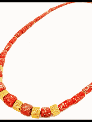 Matinee Rue Coral Necklace - Whitestone Jewellery