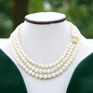 7-8mm Freshwater pearl Necklace- Whitestone Jewellery 
