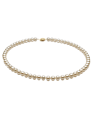 6-7mm White Pearl Necklace- Whitestone Jewellery 