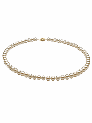 8-9mm Classic Single Pearl Necklace - Whitestone Jewellery 