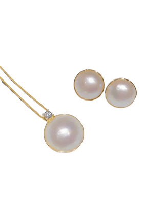 Large Maybe Pearl Necklace Set - Whitestone Jewellery 