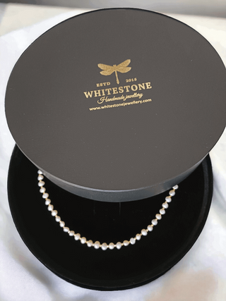 Dainty Pearl Jewellery Set- Whitestone jewellery 