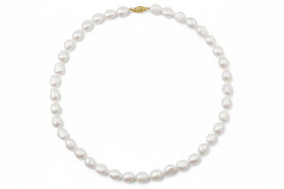 14K Yellow Baroque Pearl Necklace