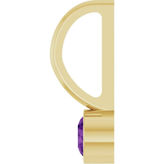 5mm Amethyst Pendant 