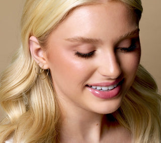 14K Yellow 15mm Endless Hoop Earrings