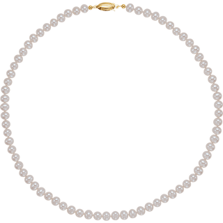 14K Yellow Panache® Cultured White Freshwater Pearl 18" Necklace