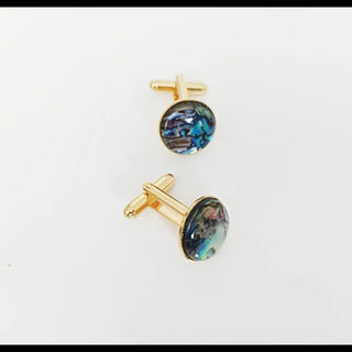Men's Abalone Cufflinks - Whitestone Jewellery