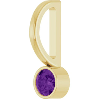 Natural Purple Amethyst pendant 