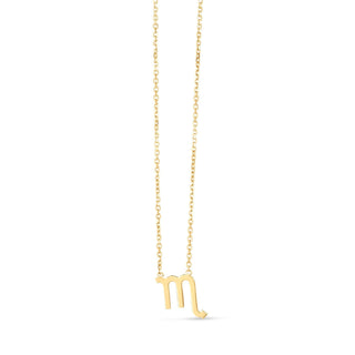 14K Yellow Gold Scorpio Necklace - Whitestone Jewellery