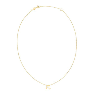 14K Yellow Gold Scorpio Necklace - Whitestone Jewellery