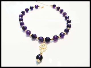 Amethyst Pendant Necklace - Whitestone Jewellery