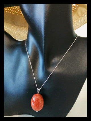 Goldstone Pendant Necklace - Whitestone Jewellery